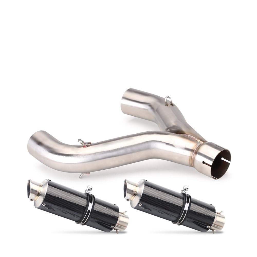 LDUTIU Für Shiver 900 2017-2021 Slip On Motorrad Auspuffleitung Lage Motorrad Schalldämpfer Auspuffrohr(Color C) von LDUTIU