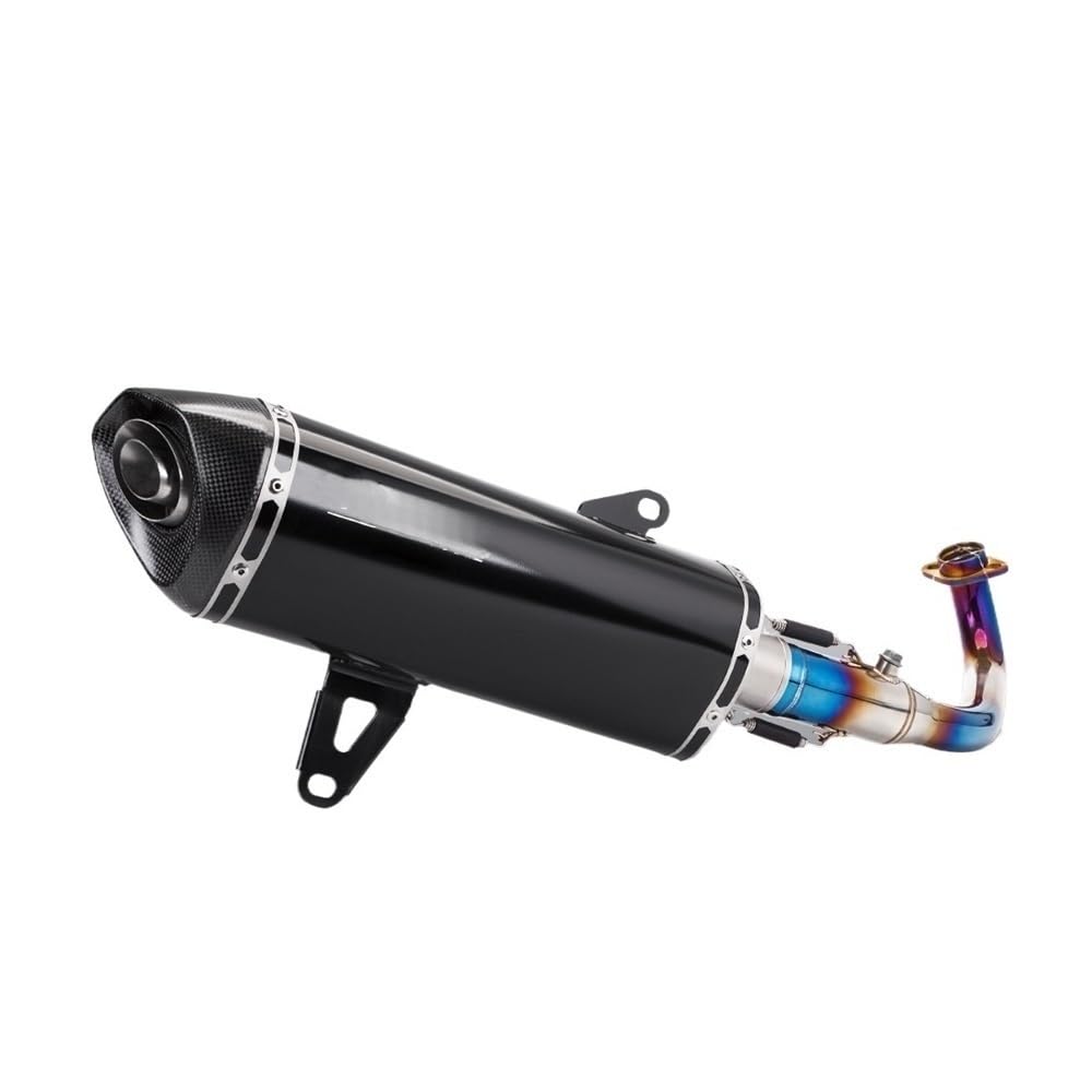 LDUTIU Für XMAX300 Für Xmax 2017-2023 Motorrad Auspuff Moto Schalldämpfer Slip Auf Motocross Vorne Rohr Rohr Auspuffrohr(Color A) von LDUTIU