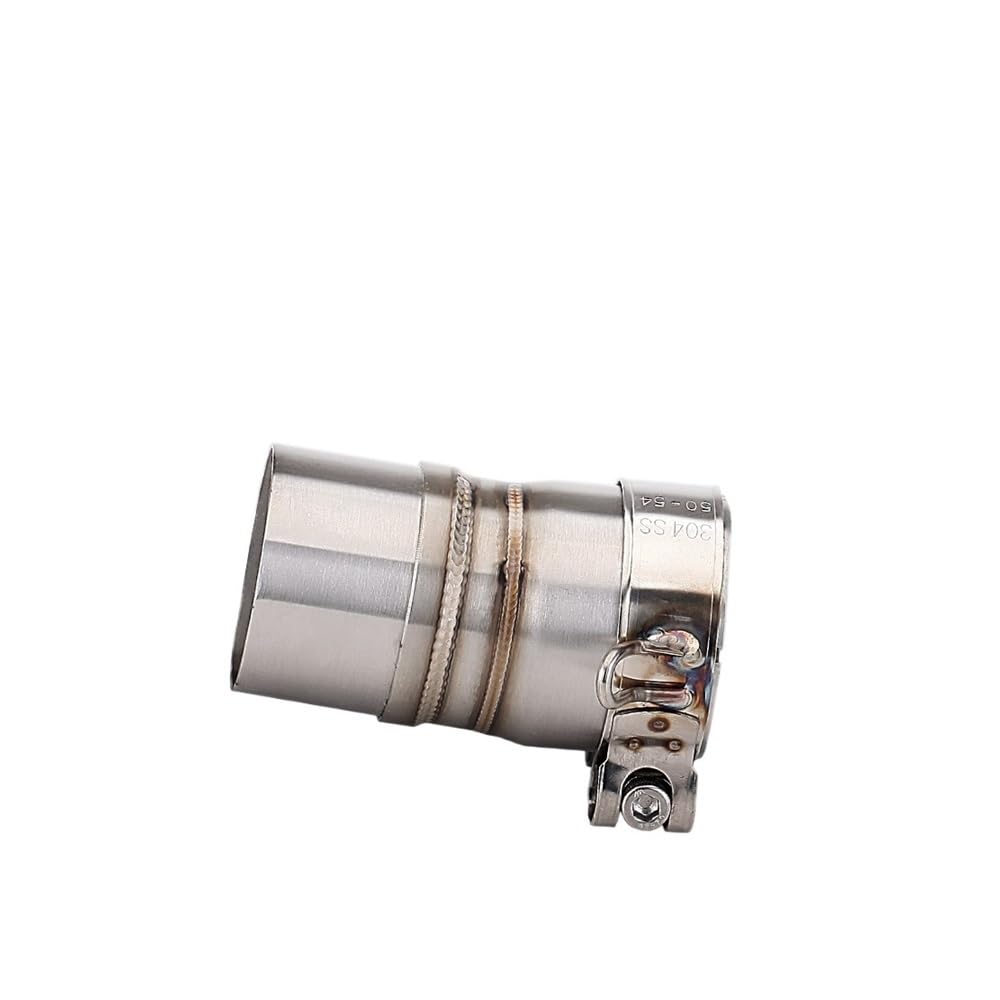 LDUTIU Für YZF-R6 Für R6 1998-2021 51mm Slip-on Motorrad Auspuff Mittleren Link Rohr Schalldämpfer Verbinden Rohr Auspuffrohr(Color-G 06-21) von LDUTIU