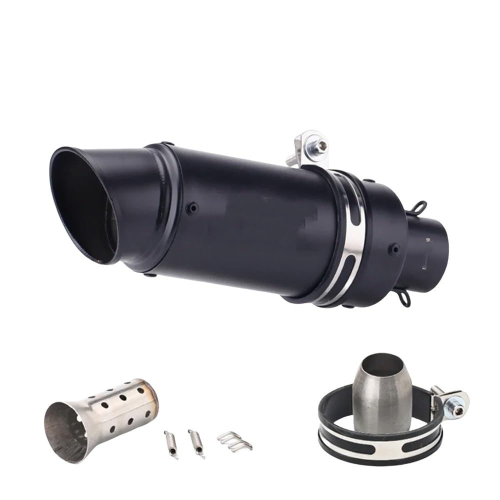 LDUTIU Für Z800 Für Z900 Für R3 Für R25 Für Cbr600 Für S1000RR Für MT07 Für MT09 51mm Universal Motorrad Auspuff Rohre Schalldämpfer Auspuffrohr(Color-04) von LDUTIU
