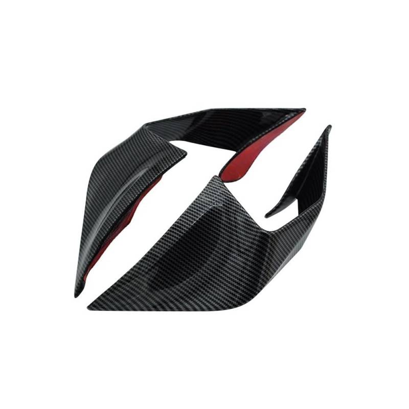 LDUTIU Für ZX25R Für ZX4R Für ZX4RR Für ZX-25R/SE Für ZX-4R/SE Feste Flügel Verkleidung Spoiler Motorrad Zubehör Seite Flügel Wind Klinge(Color 01) von LDUTIU