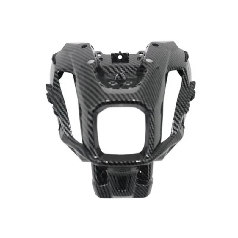 LDUTIU Lampe Gugel Abdeckung Platte Motorrad Innere Vordere Licht Abdeckung Verkleidung Für MT 07 Für FZ-07 2021 2022 2023(Black-3) von LDUTIU