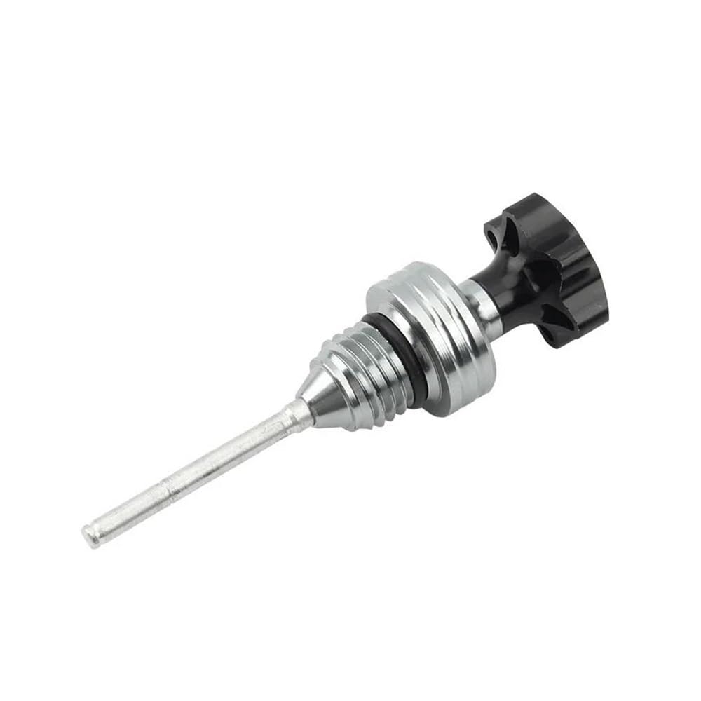 LDUTIU Motor Ölmessstab Einfüllckel Motor Kurbelgehäuse Roller Ölstandsanzeige Für(Black) von LDUTIU