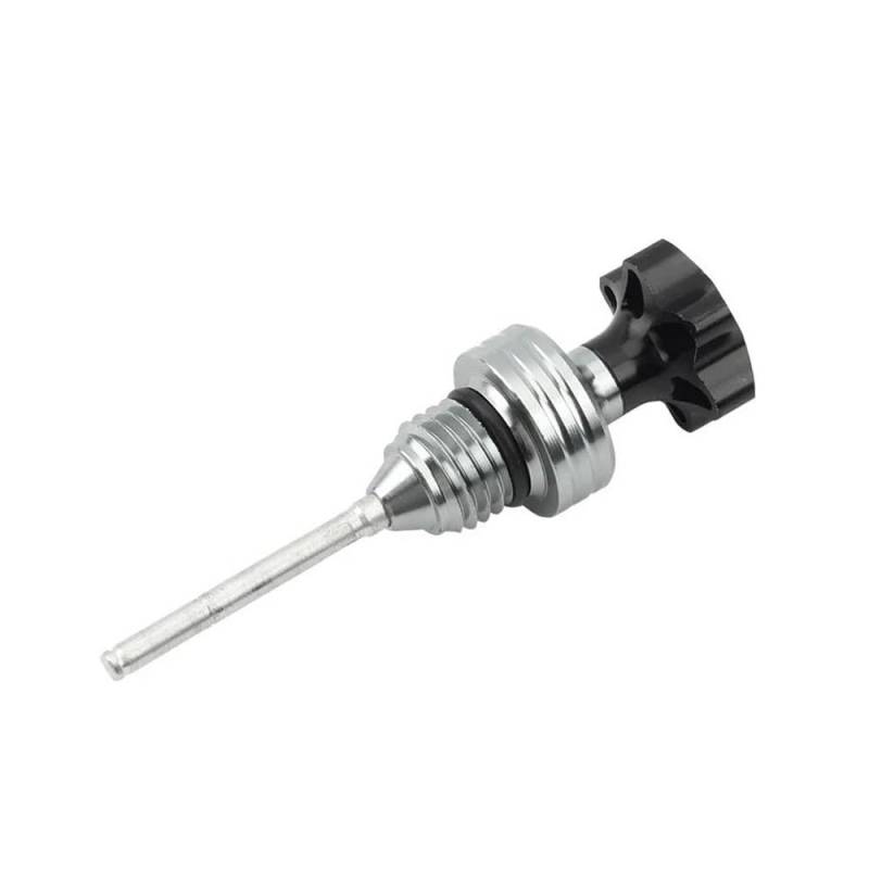 LDUTIU Motor Ölmessstab Einfüllckel Motor Kurbelgehäuse Roller Ölstandsanzeige Für(Black) von LDUTIU