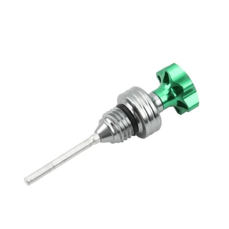 LDUTIU Motor Ölmessstab Einfüllckel Motor Kurbelgehäuse Roller Ölstandsanzeige Für(Green) von LDUTIU