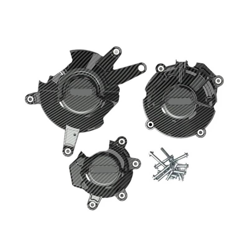 LDUTIU Motorabdeckungssatz Schutzabdeckung Motorschutz FÜR CB650R FÜR CB650 FÜR CB650R FÜR CBR650R 2014-2020 fallschutz rahmenschieber(Carbon Fiber Look) von LDUTIU