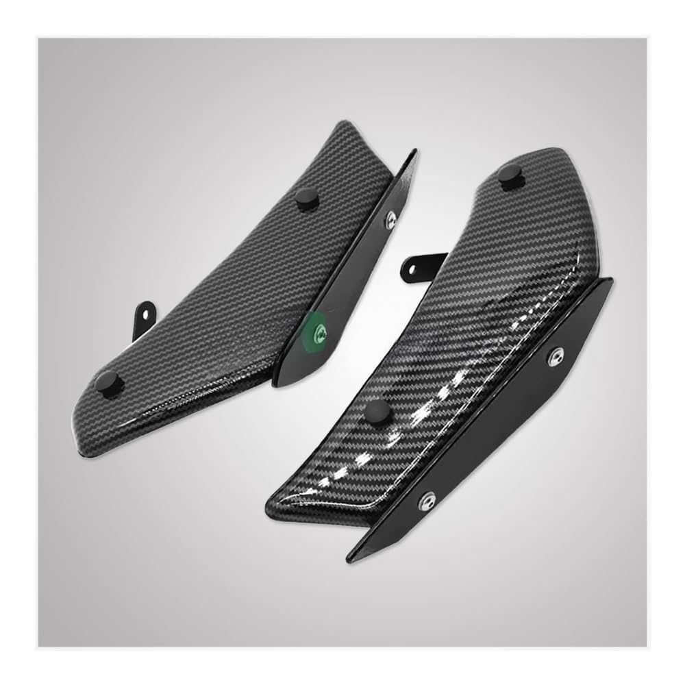 LDUTIU Motorrad Abtrieb Sport Spoiler Seite Spoiler Windabweiser Rahmen Verkleidung Kit Zubehör Für Ninja 400 2018-2021(Color-002) von LDUTIU