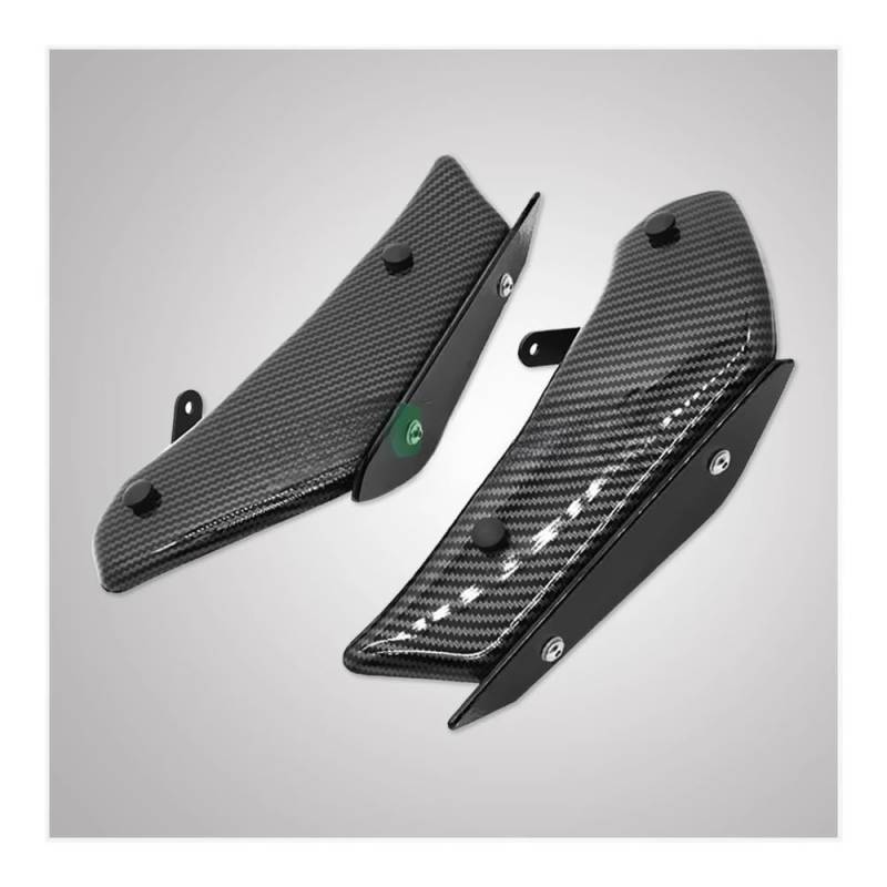 LDUTIU Motorrad Abtrieb Sport Spoiler Seite Spoiler Windabweiser Rahmen Verkleidung Kit Zubehör Für Ninja 400 2018-2021(Color-002) von LDUTIU