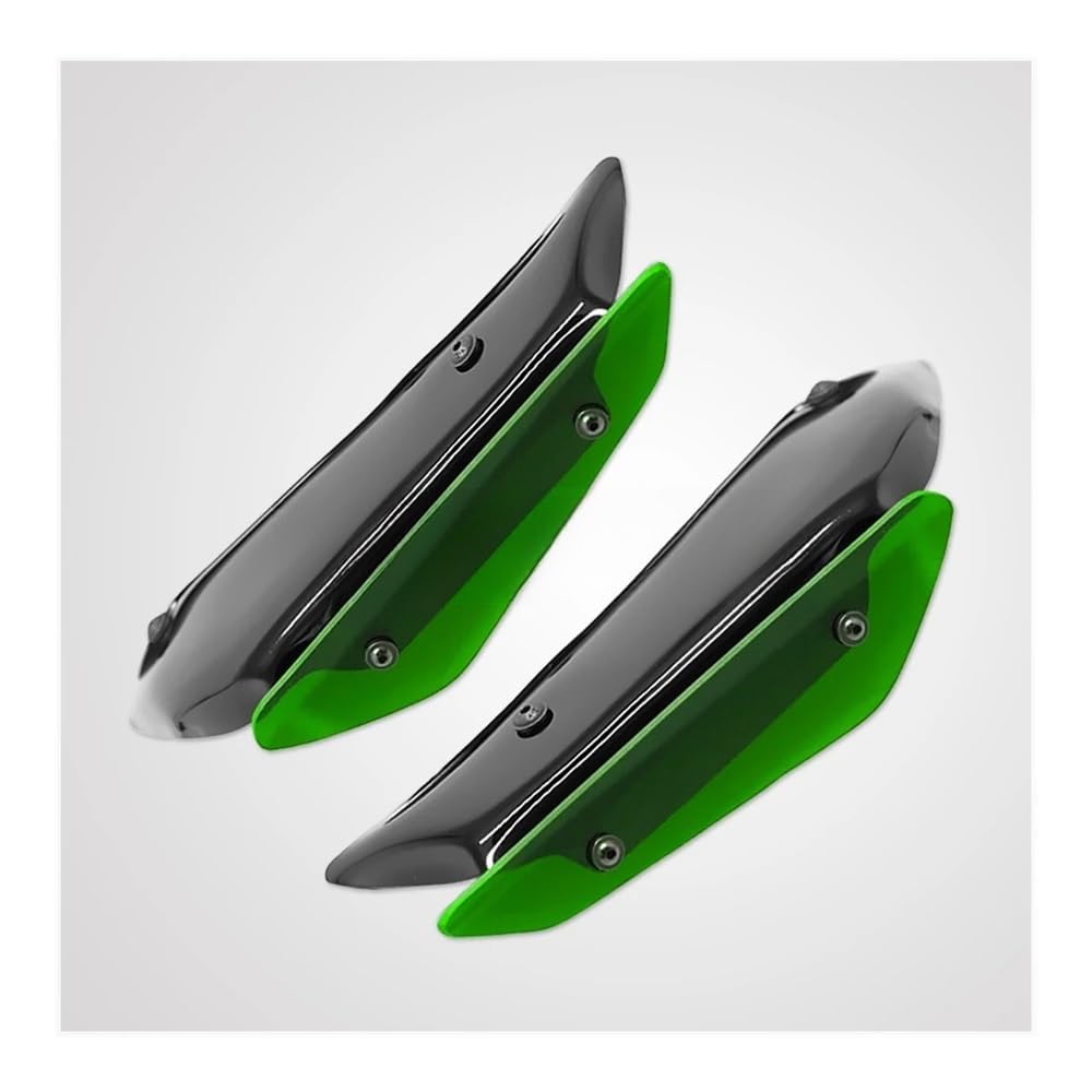 LDUTIU Motorrad Abtrieb Sport Spoiler Seite Spoiler Windabweiser Rahmen Verkleidung Kit Zubehör Für Ninja 400 2018-2021(Color -005) von LDUTIU