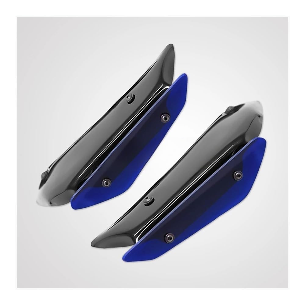 LDUTIU Motorrad Abtrieb Sport Spoiler Seite Spoiler Windabweiser Rahmen Verkleidung Kit Zubehör Für Ninja 400 2018-2021(Color-018) von LDUTIU