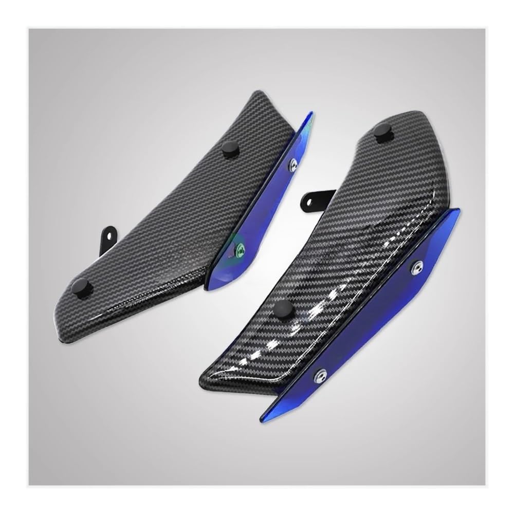 LDUTIU Motorrad Abtrieb Sport Spoiler Seite Spoiler Windabweiser Rahmen Verkleidung Kit Zubehör Für Ninja 400 2018-2021(Color-04) von LDUTIU