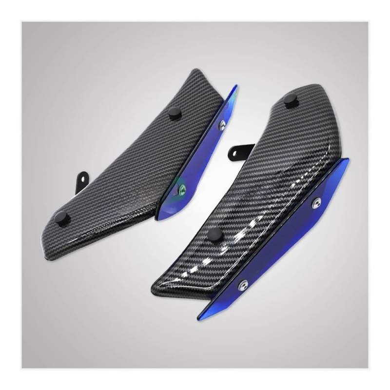 LDUTIU Motorrad Abtrieb Sport Spoiler Seite Spoiler Windabweiser Rahmen Verkleidung Kit Zubehör Für Ninja 400 2018-2021(Color-04) von LDUTIU