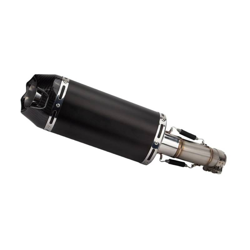 LDUTIU Motorrad Auspuff Mittelrohr Link Slip On Adapter Schalldämpfer Ändern Für Ninja 400 Für Z400 2019-2024 Auspuffrohr(Color A) von LDUTIU