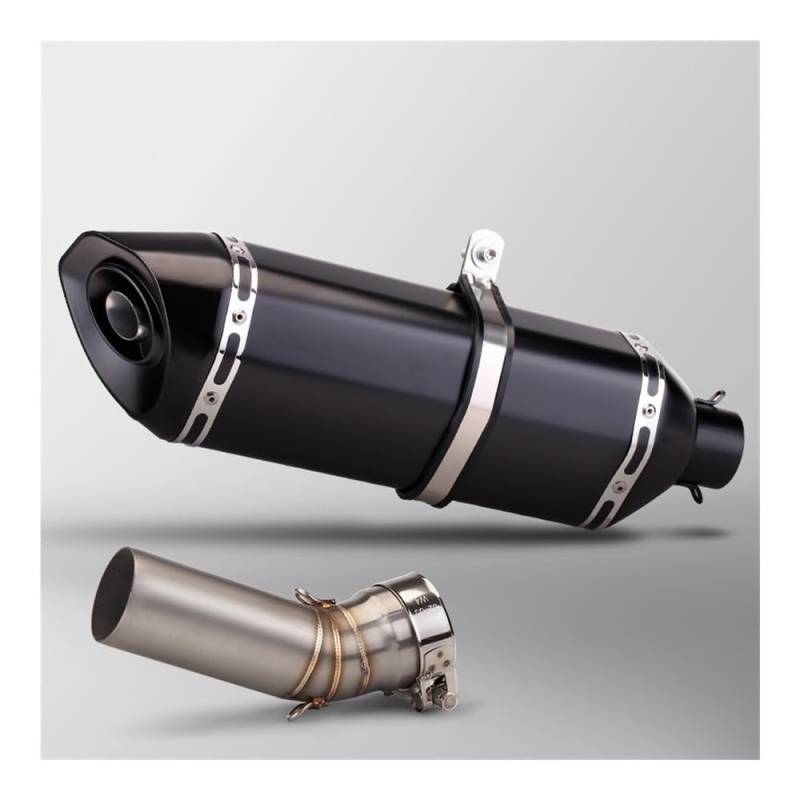 LDUTIU Motorrad-Auspuff Slip On Link Rohrverbindung Schalldämpfer Für Ninja Für ZX-10R Für Zx10r 2011–2022 Auspuffrohr(Color F) von LDUTIU