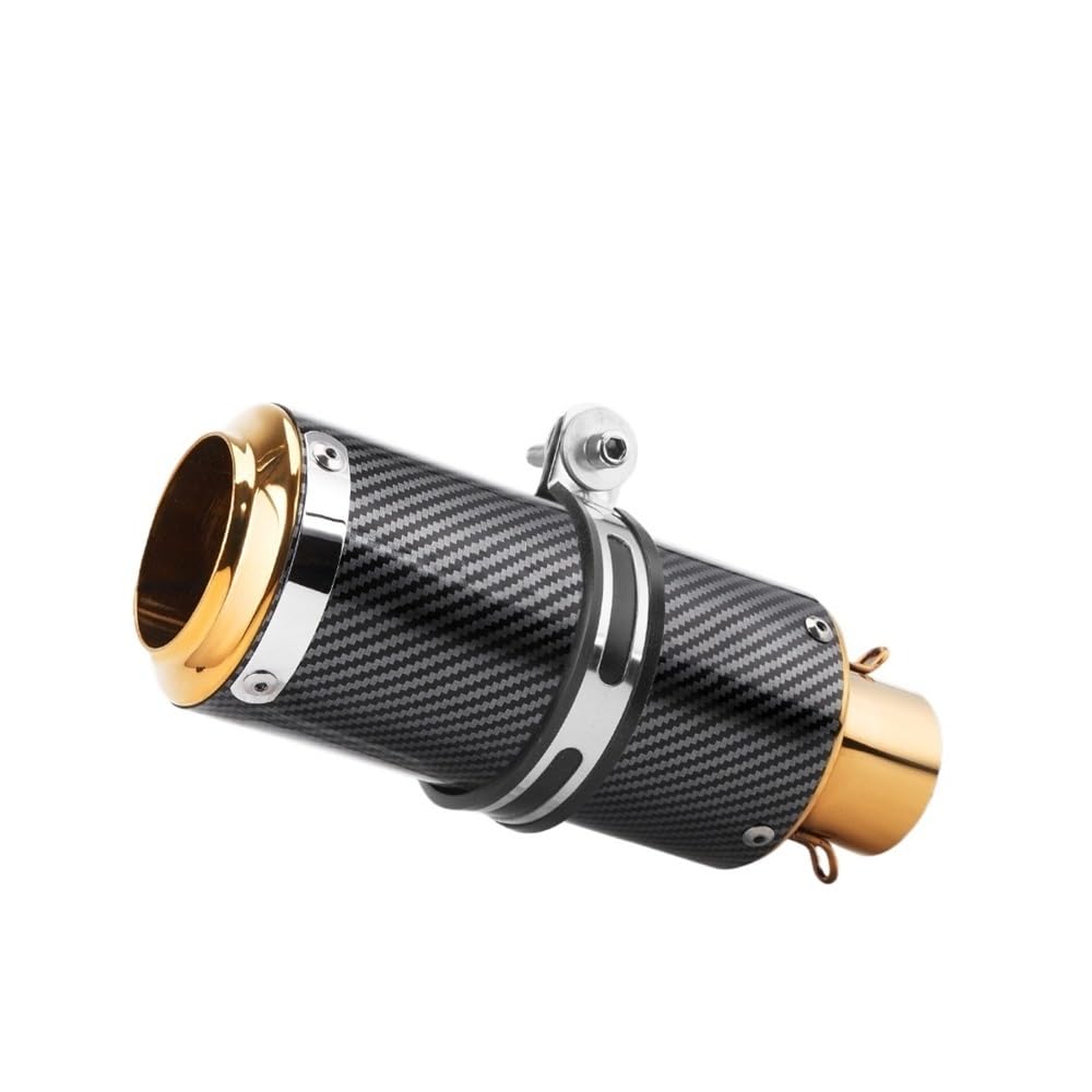 LDUTIU Motorrad-Auspuffrohr 51 Mm Universal-Refit-Schalldämpfer-Verbindungsrohr Auspuffrohr(Color B) von LDUTIU