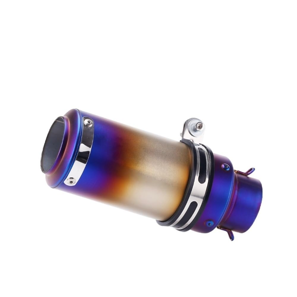 LDUTIU Motorrad-Auspuffrohr 51 Mm Universal-Refit-Schalldämpfer-Verbindungsrohr Auspuffrohr(Color E) von LDUTIU