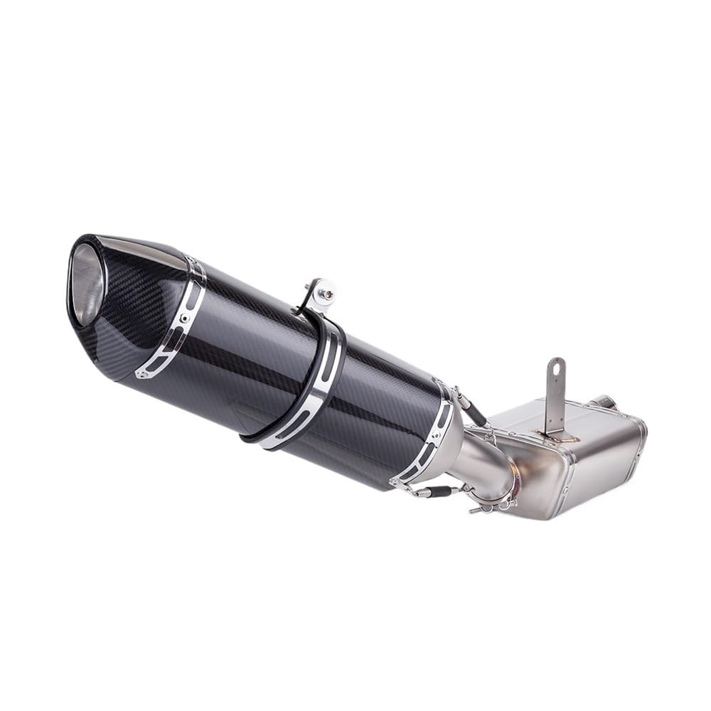 LDUTIU Motorrad Auspuffrohr Geändert Link Rohr Schalldämpfer Kits Für Street Für Triple 765 2017-2024 Auspuffrohr(Color C) von LDUTIU