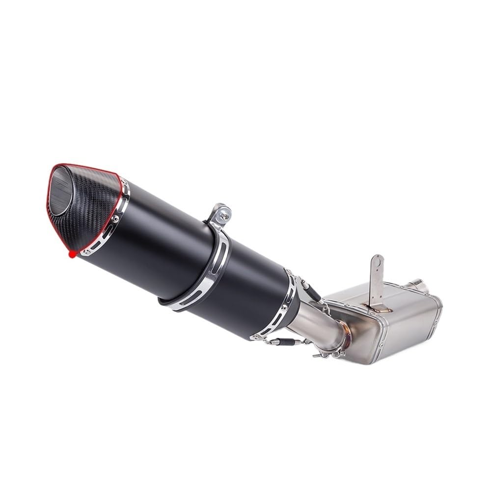 LDUTIU Motorrad Auspuffrohr Geändert Link Rohr Schalldämpfer Kits Für Street Für Triple 765 2017-2024 Auspuffrohr(Color D) von LDUTIU