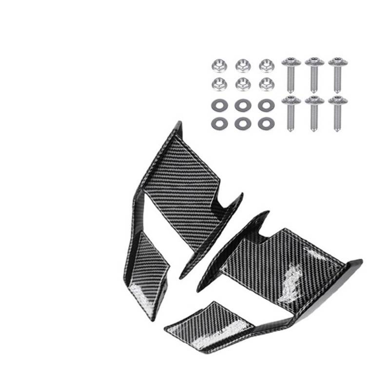 LDUTIU Motorrad Fixed Wing Windschutzscheibe Flügel Verkleidung Vorne Aerodynamische Spoiler Winglet Für S1000R Für M1000R 2021 2022 2023(Color -01) von LDUTIU