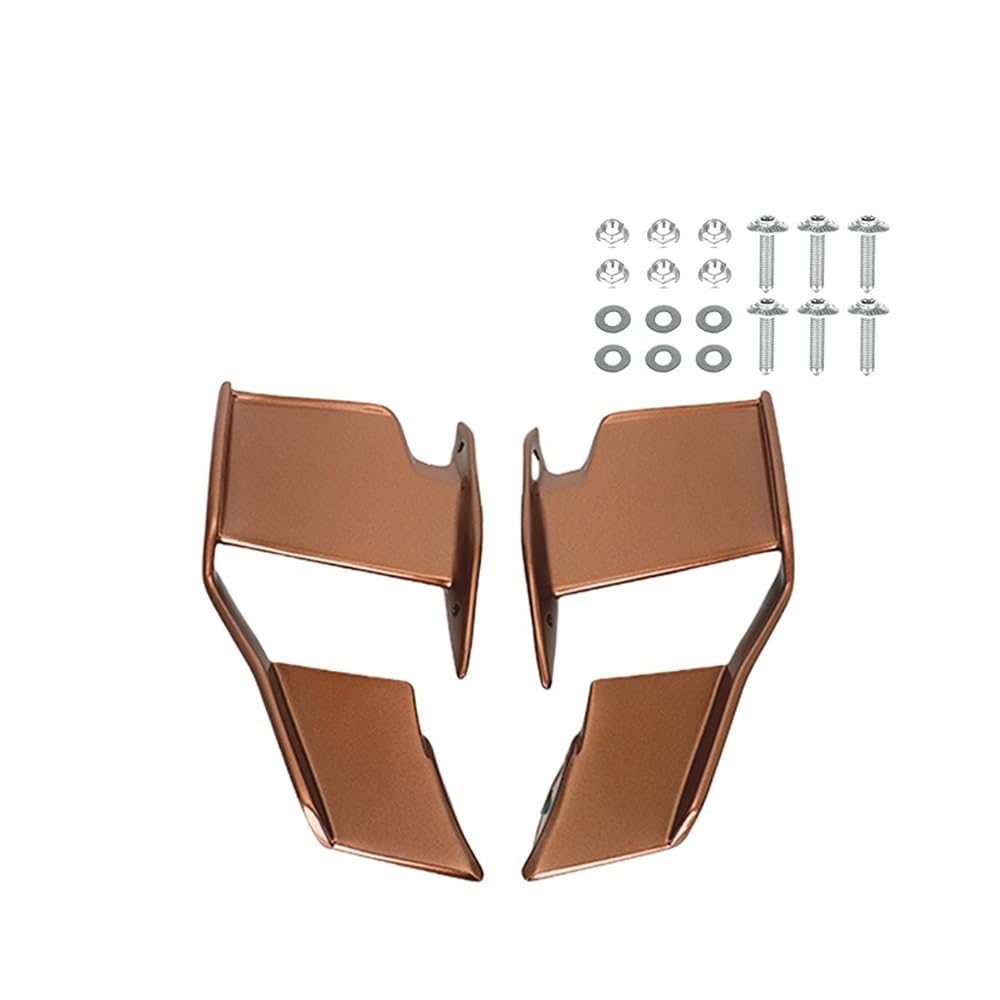 LDUTIU Motorrad Fixed Wing Windschutzscheibe Flügel Verkleidung Vorne Aerodynamische Spoiler Winglet Für S1000R Für M1000R 2021 2022 2023(Olour-01) von LDUTIU