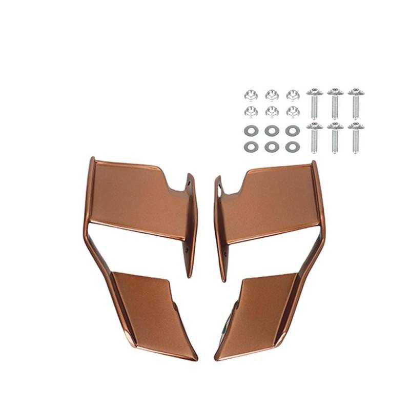 LDUTIU Motorrad Fixed Wing Windschutzscheibe Flügel Verkleidung Vorne Aerodynamische Spoiler Winglet Für S1000R Für M1000R 2021 2022 2023(Olour-01) von LDUTIU