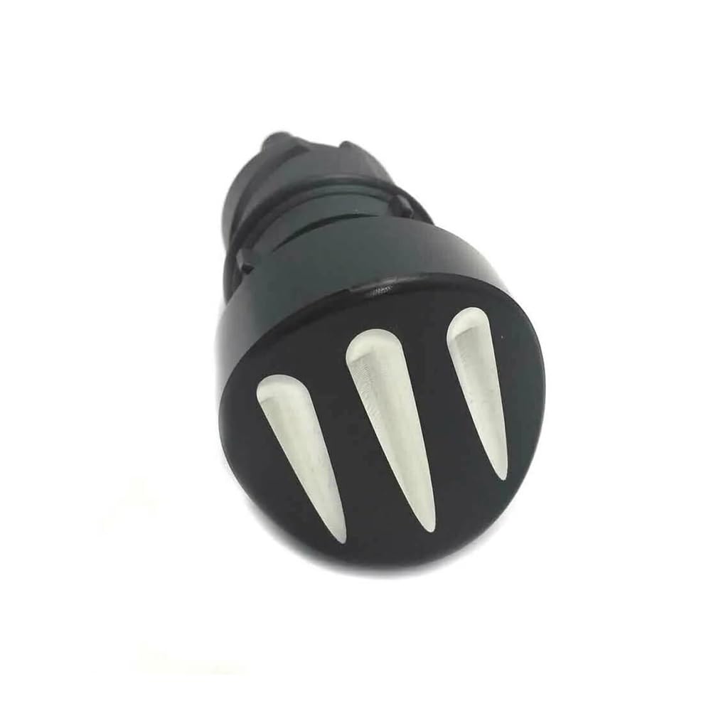 LDUTIU Motorrad Motoröl Kraftstoff Filter Kappe Ölmessstab Tank Abckung Für Sportster Für XL 883 1200 Für XL50 50th 2006 2007 2008 2009(1 Piece Black) von LDUTIU