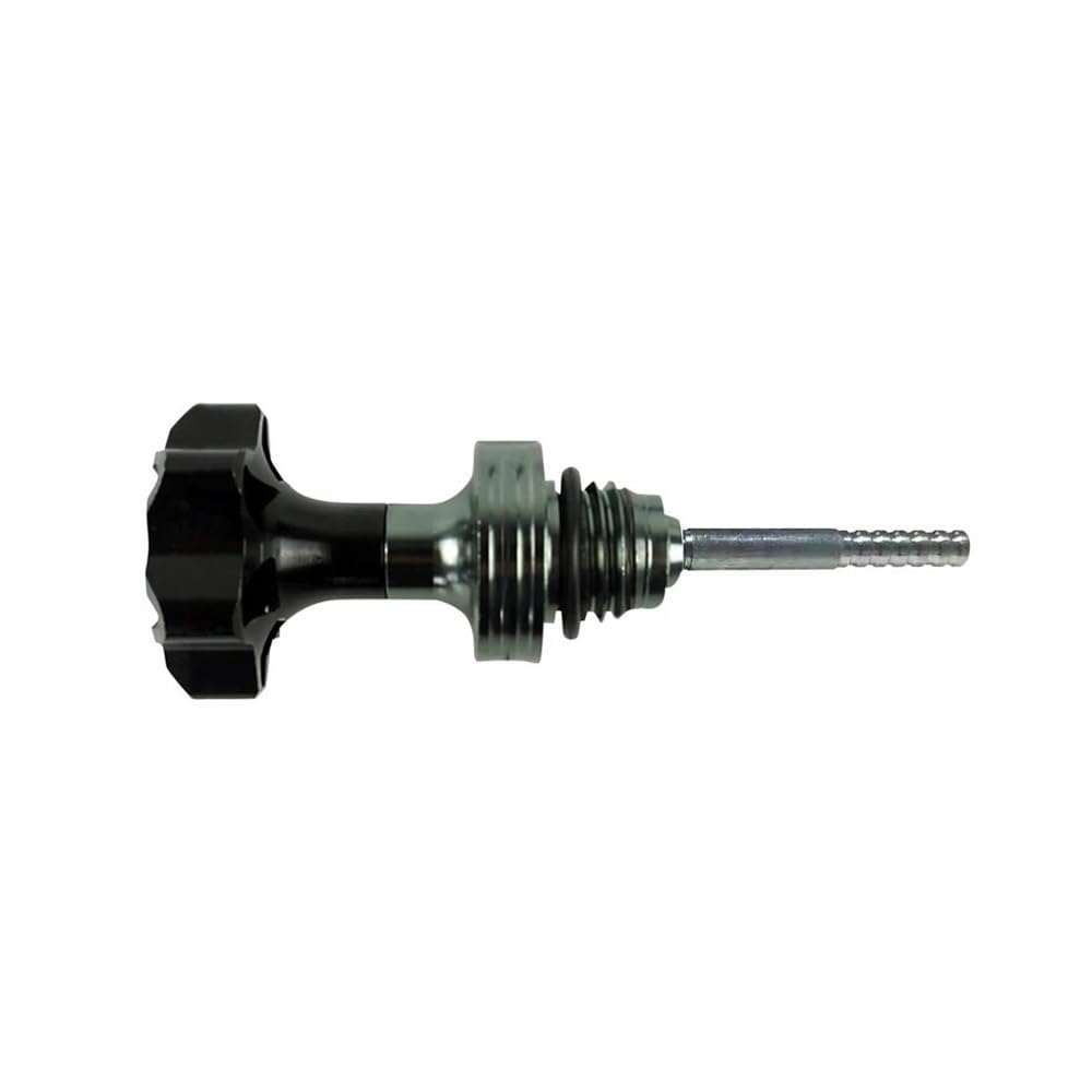 LDUTIU Motorrad-Motorölmessstab-Einfülldeckel, Motor-Kurbelgehäuse-Ölstandsanzeige(Black) von LDUTIU