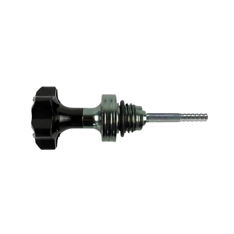 LDUTIU Motorrad-Motorölmessstab-Einfülldeckel, Motor-Kurbelgehäuse-Ölstandsanzeige(Black) von LDUTIU
