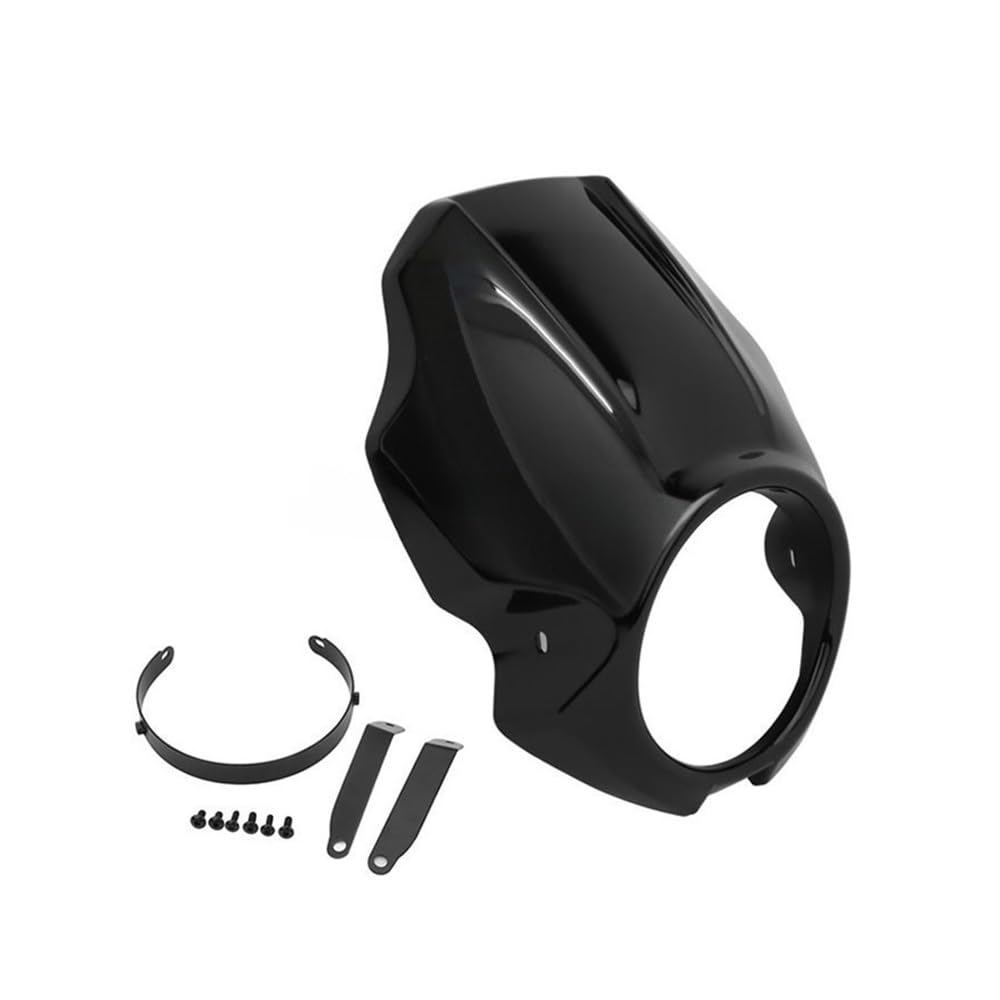 LDUTIU Motorrad Scheinwerfer Verkleidung Untere Spoiler Abdeckung Motor Seite Rahmen Für Rebel Für CMX 250 300 500 2017-2021(Headlight Fairing) von LDUTIU