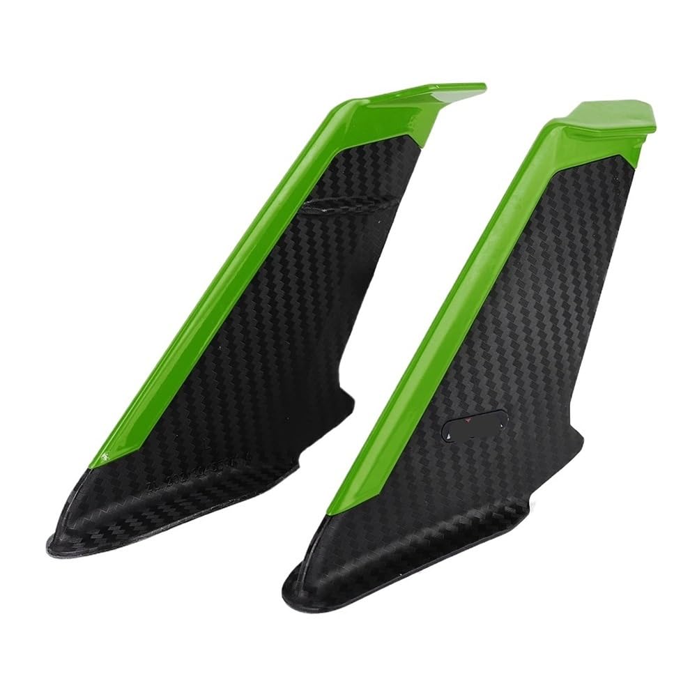 LDUTIU Motorrad Seite Winglet Flügel Kit Spoiler Verkleidung Abdeckung Für Ninja 250 300 400 650 Für ZX6R Für ZX10R Für Ninja 1000SX(Color-P1) von LDUTIU