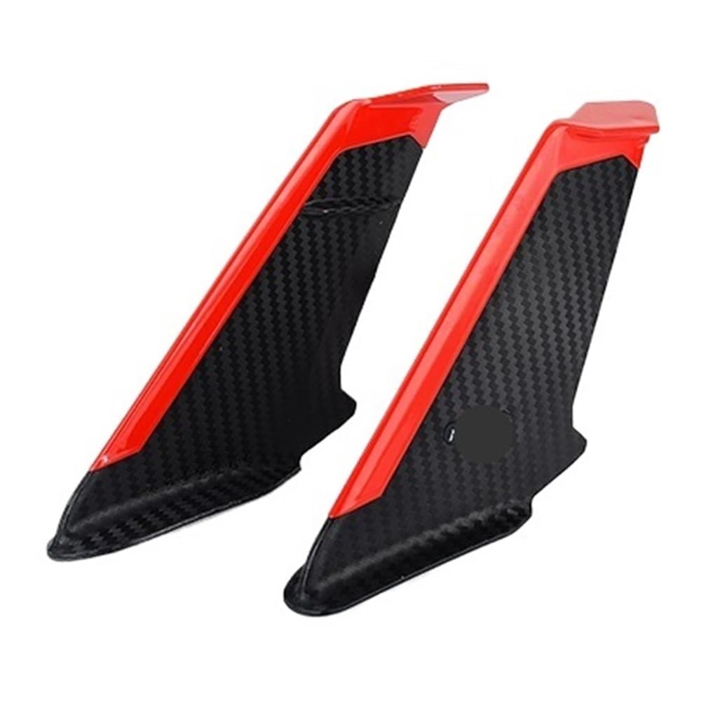 LDUTIU Motorrad Seite Winglet Flügel Kit Spoiler Verkleidung Abdeckung Für Ninja 250 300 400 650 Für ZX6R Für ZX10R Für Ninja 1000SX(Red) von LDUTIU