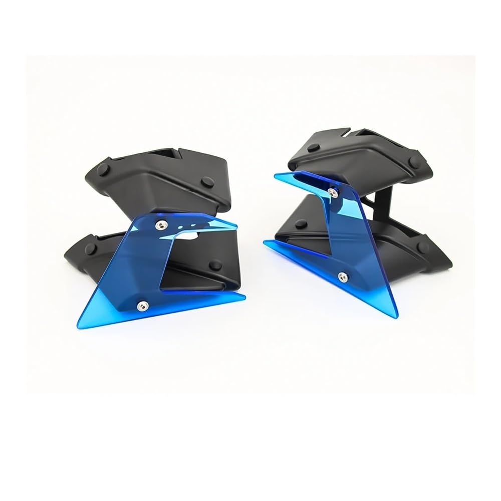 LDUTIU Motorrad Teile Seite Abtrieb Spoiler Feste Winglet Verkleidung Flügel Für MT-09 Für MT09 Für MT 09 2017 2018 2019 2020(Blue) von LDUTIU