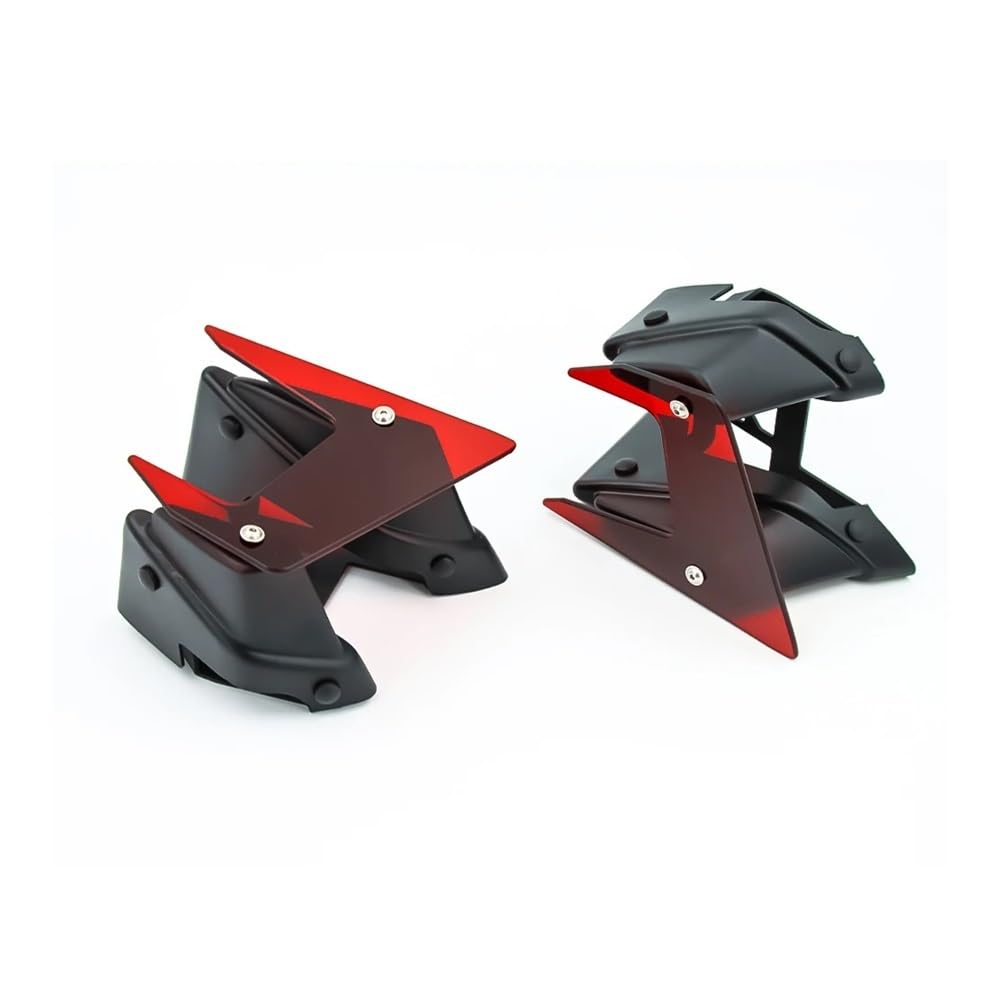 LDUTIU Motorrad Teile Seite Abtrieb Spoiler Feste Winglet Verkleidung Flügel Für MT-09 Für MT09 Für MT 09 2017 2018 2019 2020(Red) von LDUTIU