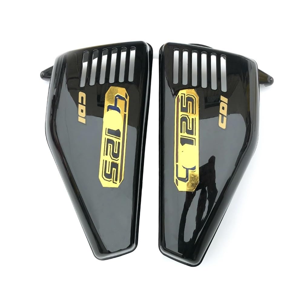 LDUTIU Motorrad Verkleidung Rahmen Panel Seite Abdeckung Batterie Abdeckung Kraftstoff Tank Schutz Bord Für CG125(Black) von LDUTIU
