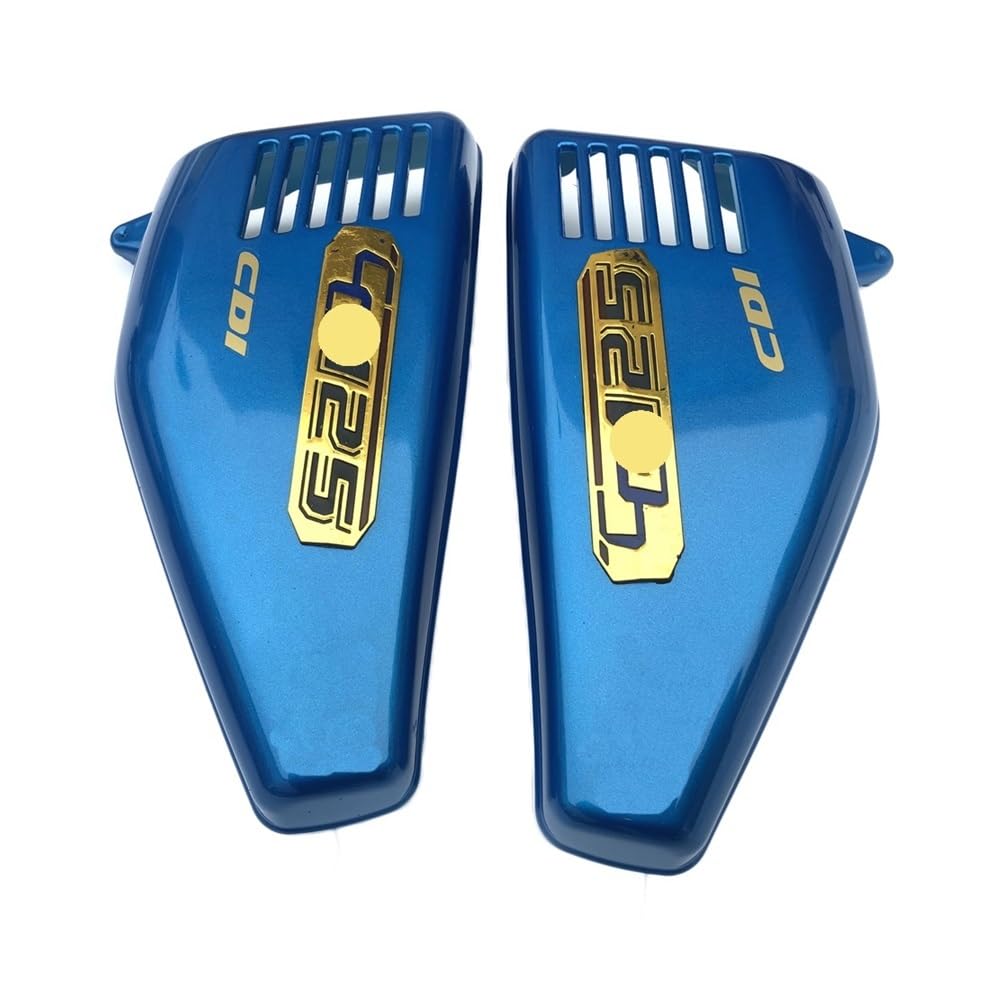 LDUTIU Motorrad Verkleidung Rahmen Panel Seite Abdeckung Batterie Abdeckung Kraftstoff Tank Schutz Bord Für CG125(Blue) von LDUTIU