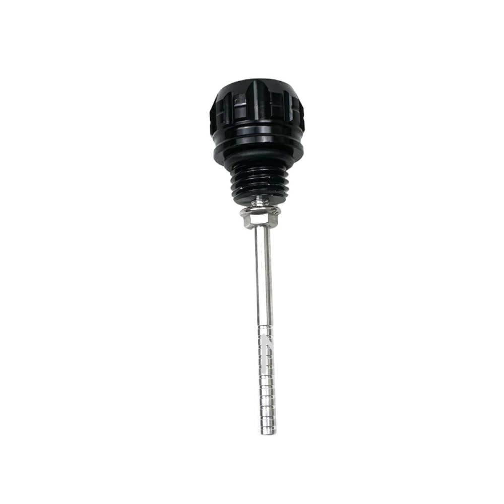 LDUTIU Motorrad Zubehör Motoröl Tank Ölmessstab Füllstandsanzeige Meter Öl Kappe Für PCX 125 150 160 Für PCX160 Für PCX150 Für NSS350(Black) von LDUTIU