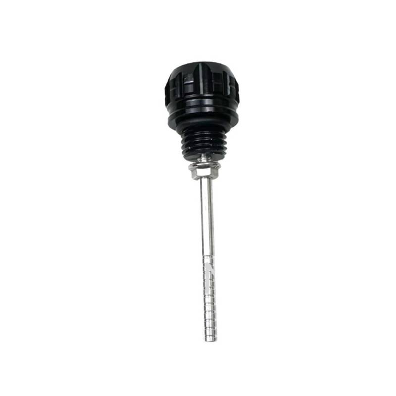 LDUTIU Motorrad Zubehör Motoröl Tank Ölmessstab Füllstandsanzeige Meter Öl Kappe Für PCX 125 150 160 Für PCX160 Für PCX150 Für NSS350(Black) von LDUTIU