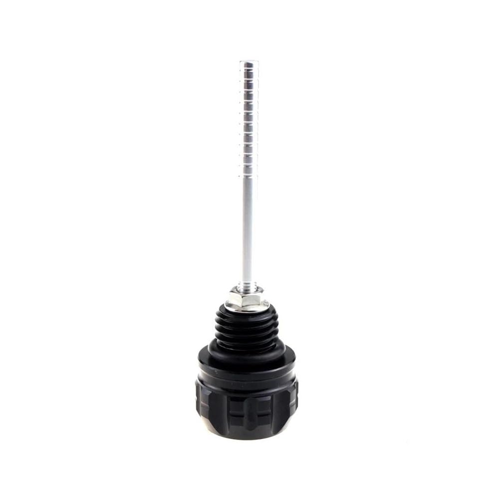 LDUTIU Motorrad Zubehör Motoröl Tank Ölmessstab Füllstandsanzeige Meter Öl Kappe Für PCX 125 150 160 Für PCX160 PCX150(Black) von LDUTIU