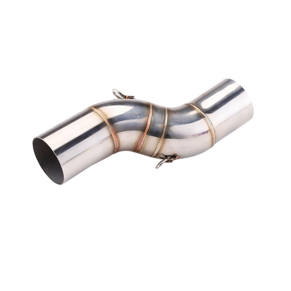 LDUTIU Motorradauspuff Geändert Mid Link Rohr Slip-on Auspuffrohr Schalldämpfer Link Rohr 51mm Für TRK 502X Auspuffrohr(Color A) von LDUTIU