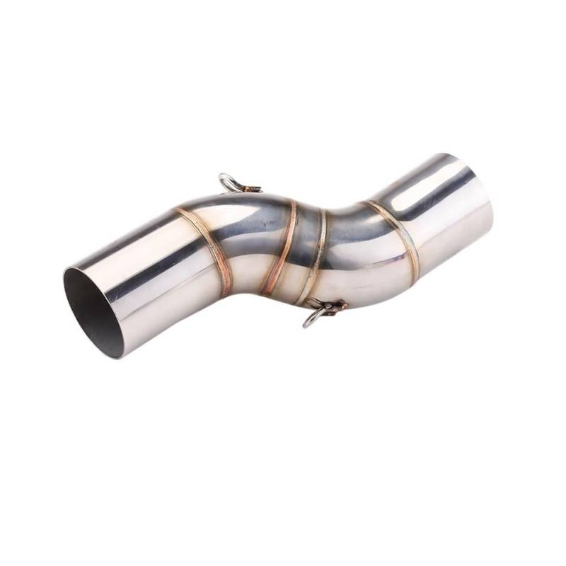 LDUTIU Motorradauspuff Geändert Mid Link Rohr Slip-on Auspuffrohr Schalldämpfer Link Rohr 51mm Für TRK 502X Auspuffrohr(Color A) von LDUTIU