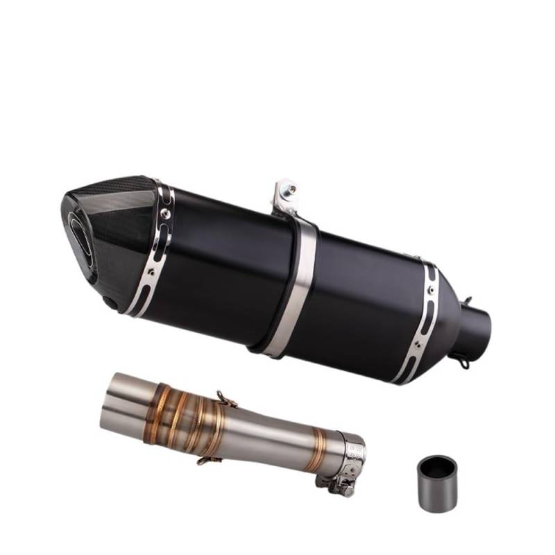 LDUTIU Motorradauspuff Modifizieren Sie Das Mittlere Verbindungsrohr Moto Mit Schalldämpferrohr Für SH300I Für SH300 2015-2022 Auspuffrohr(C Color) von LDUTIU