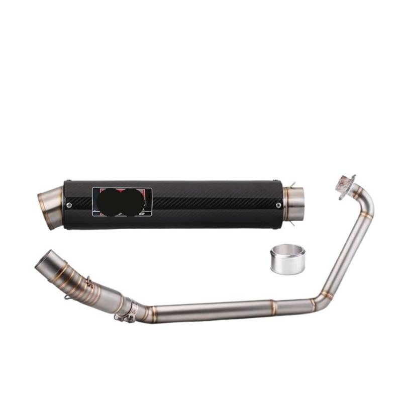 LDUTIU Motorradauspuff Modifizieren Sie Den Kompletten Satz Front Link Pipe Connect Schalldämpfer Für Cbr150r Für CB150R Auspuffrohr(B-400 mm) von LDUTIU