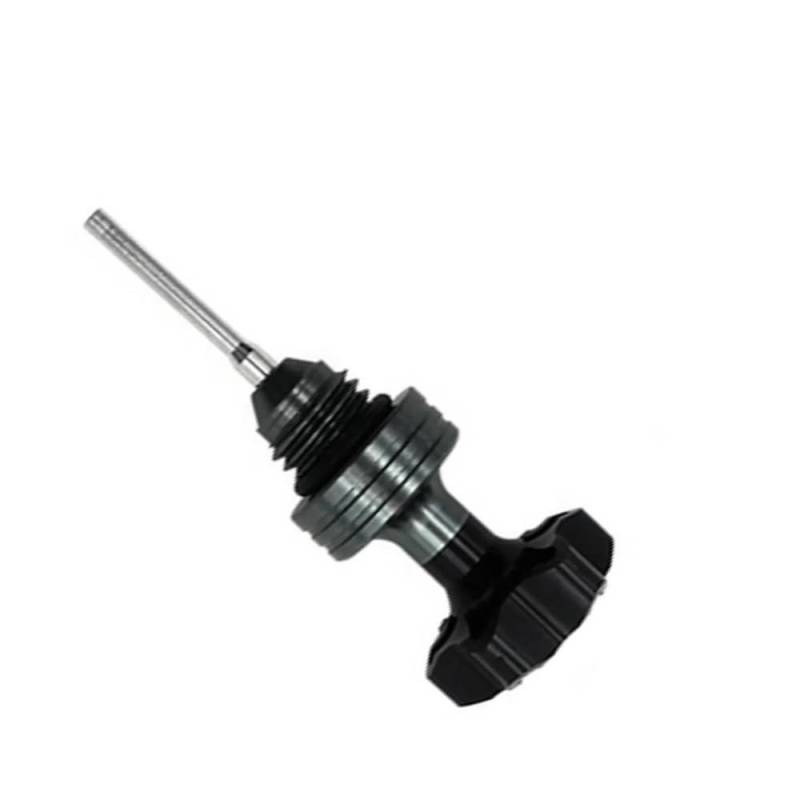 LDUTIU Roller Motorrad Motor Ölmessstab Einfüllckel Motor Kurbelgehäuse Ölstandsanzeige(Black) von LDUTIU