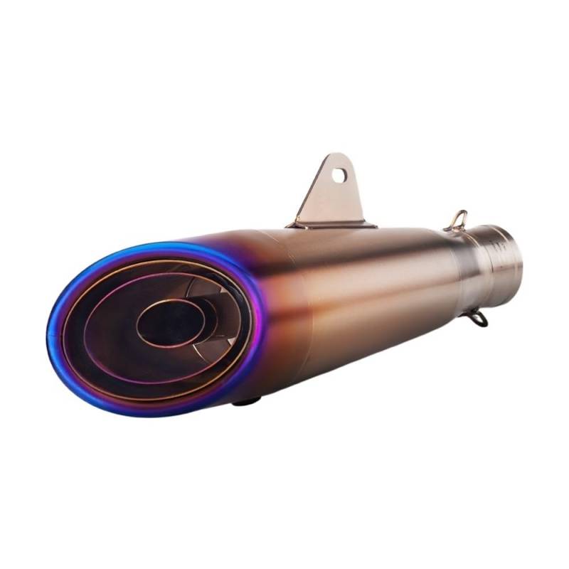 LDUTIU S1 Endrohr Endrohr Motorradauspuff Hinterrohr Auspuffrohr 51mm Auspuffrohr(Color C) von LDUTIU