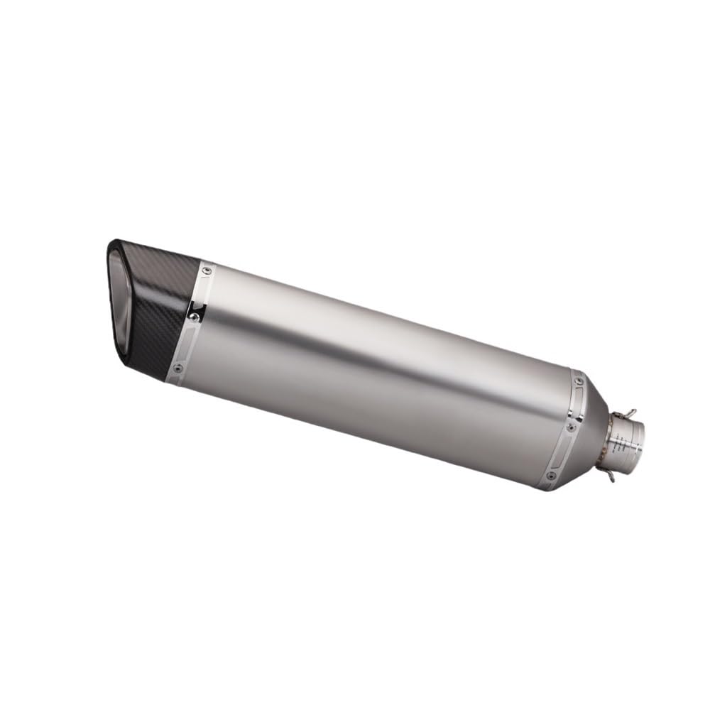 LDUTIU Schalldämpfer Motorrad-Auspuffschalldämpfer 51 Mm Einlass 570 Mm Universal-Schalldämpfer Für S1000RR Für Mt-09 Für R3 Für Ninja400 Für CB650F Auspuffrohr(Color A) von LDUTIU