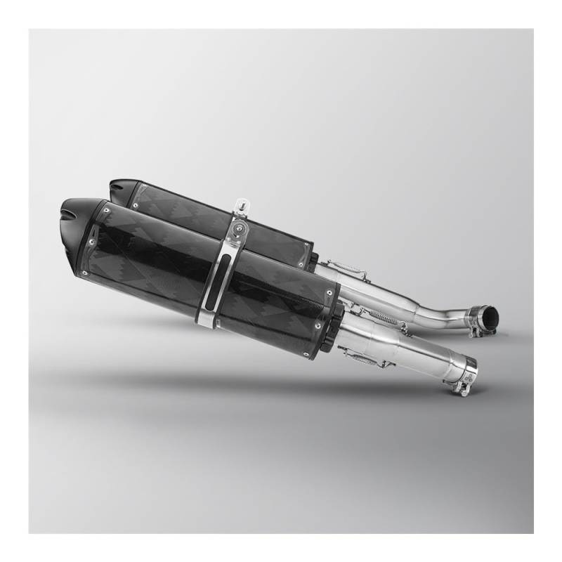 LDUTIU Slip-On Motorrad Auspuff Modify Double Middle Link Pipe Connect Two Schalldämpfer Für GSXR1000 Für GSX1000R 2009-2016 Auspuffrohr von LDUTIU