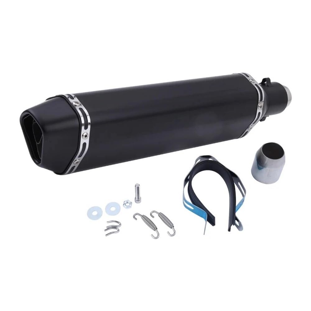 LDUTIU Universal 470mm Motorrad Auspuffrohr Schalldämpfer Moto Für Auspuffrohr(Color-D) von LDUTIU