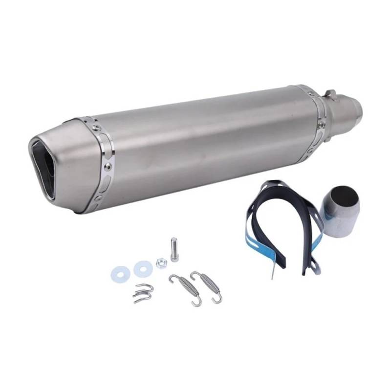 LDUTIU Universal 470mm Motorrad Auspuffrohr Schalldämpfer Moto Für Auspuffrohr(Color-E) von LDUTIU