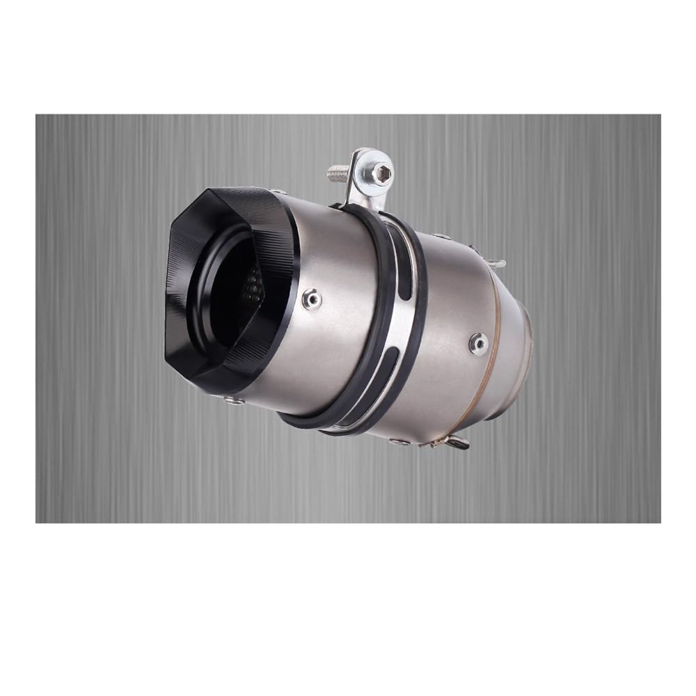 LDUTIU Universal 51MM Motorrad Auspuff Schalldämpfer Doppel Loch Auspuffrohr Für 821 Auspuffrohr(Color B) von LDUTIU