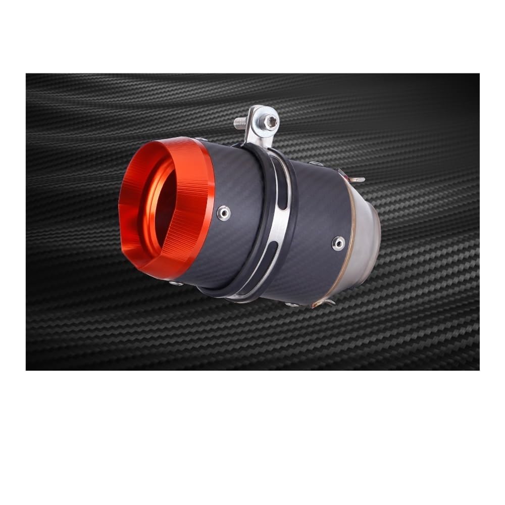 LDUTIU Universal 51MM Motorrad Auspuff Schalldämpfer Doppel Loch Auspuffrohr Für 821 Auspuffrohr(Color C) von LDUTIU